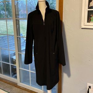 Peck & Peck Weekend Black Casual Sporty Dress Coverup Size Medium